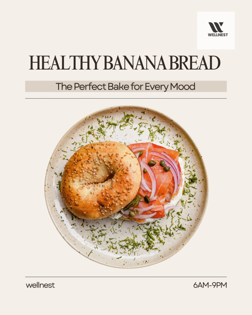 healthy banana bread