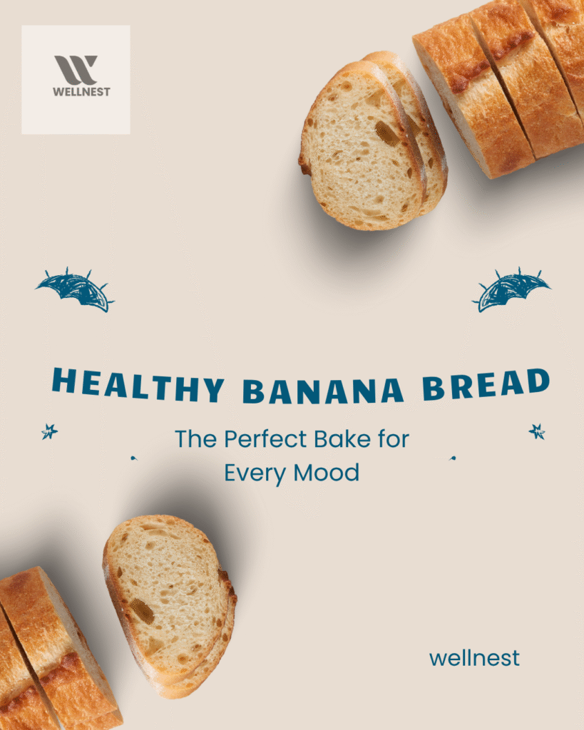 healthy banana bread