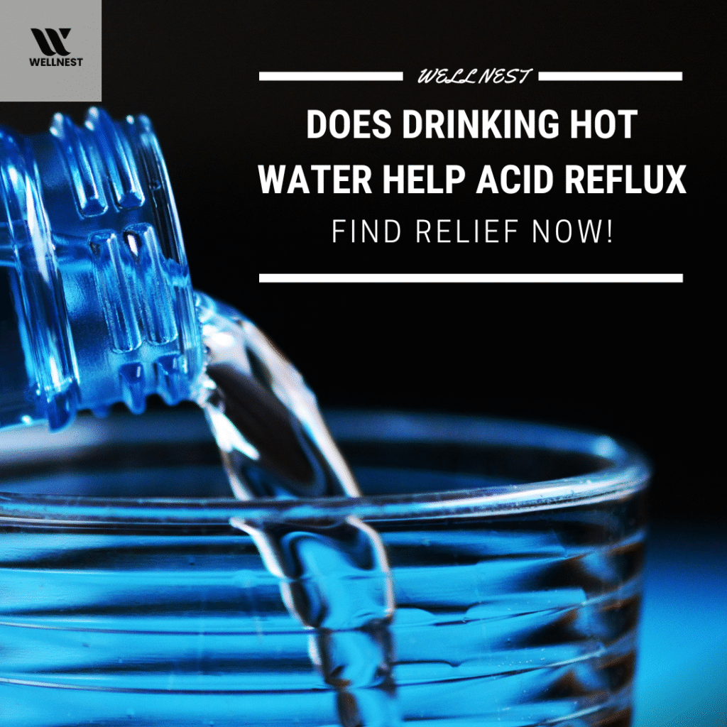 does drinking hot water help acid reflux