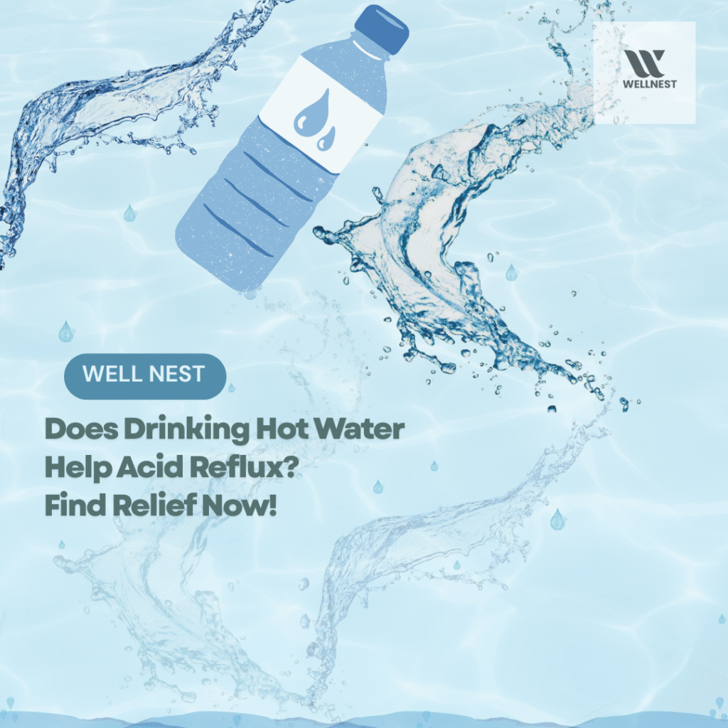 does drinking hot water help acid reflux