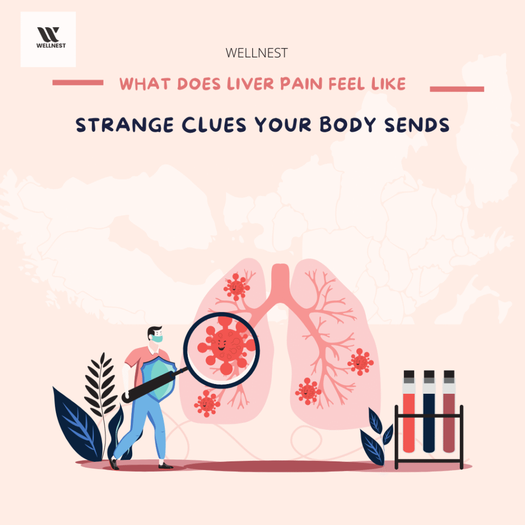 what does liver pain feel like