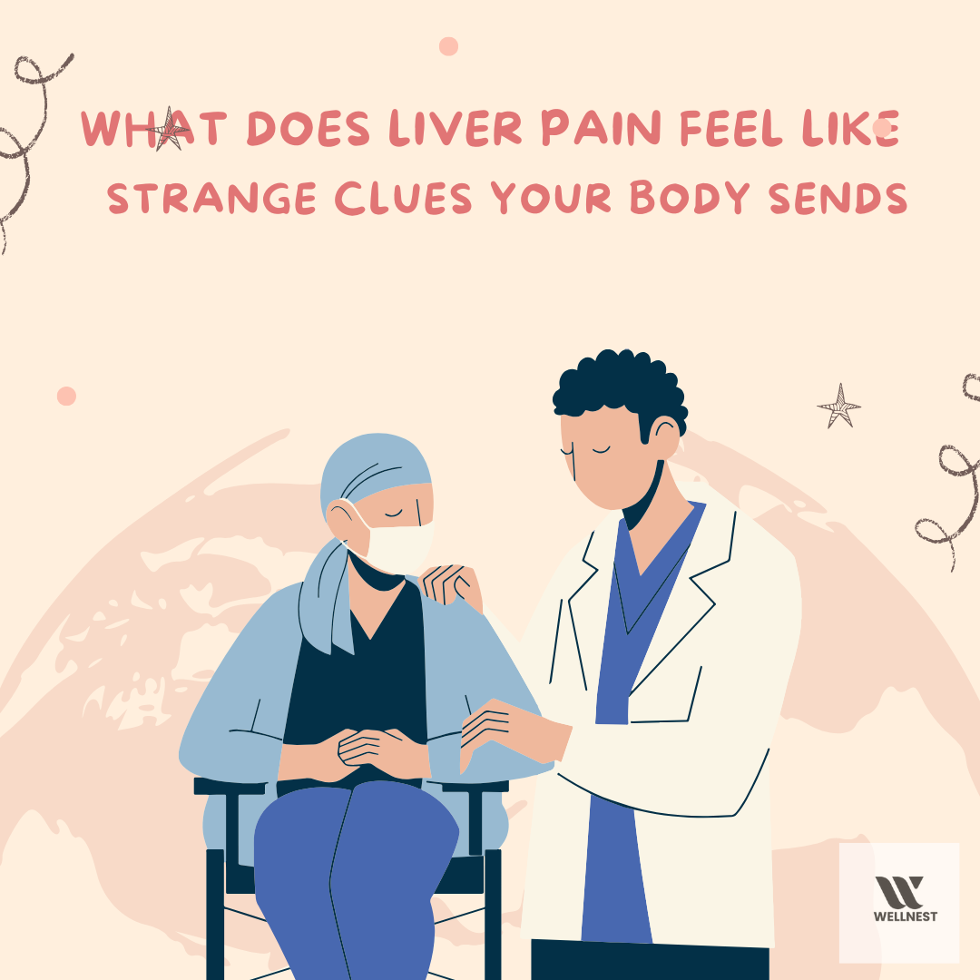 what does liver pain feel like