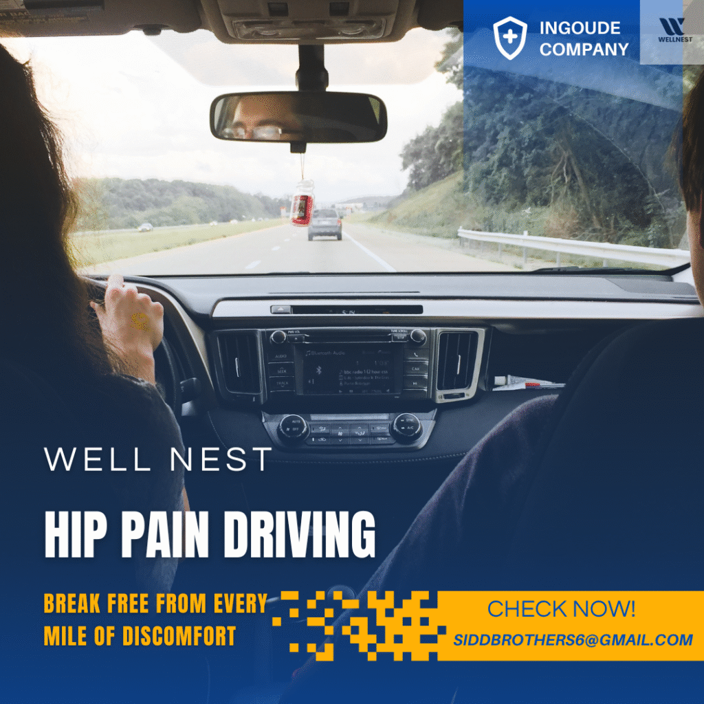 hip pain driving