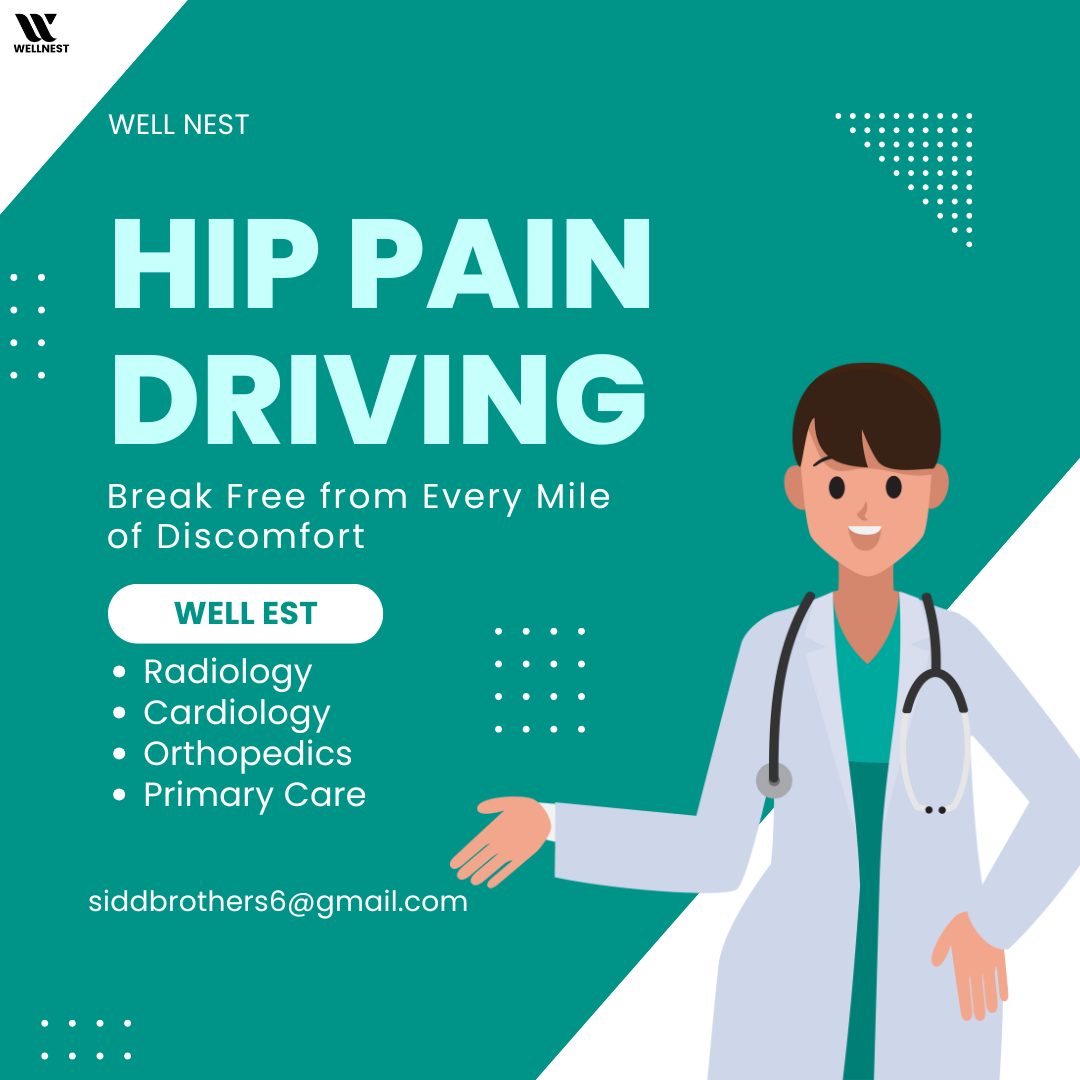 hip pain driving