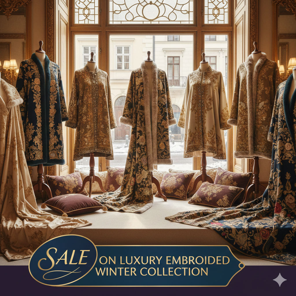 Sale on Luxury Embroidered winter Collect